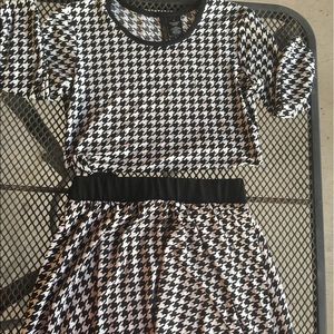 houndstooth top skirt set